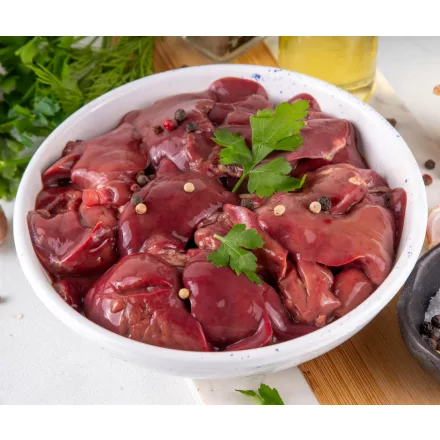 Pecsenye kacsa máj 0,7-1,1kg/csomag 12kg/# (MAGYAR)