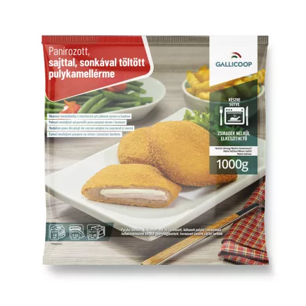 Gallicoop Sajt-sonka pulyka érme 6*1kg