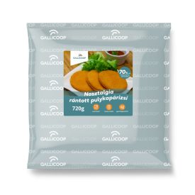   Gallicoop Nosztalgia rántott párizsi 720g (70% hústartalmú párizsiból)