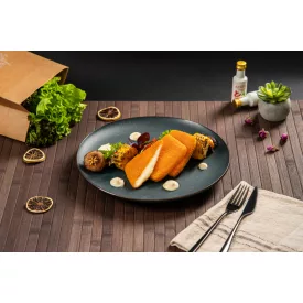 Dixi breaded cheese, squares 75g/pc 4x2.5 kg