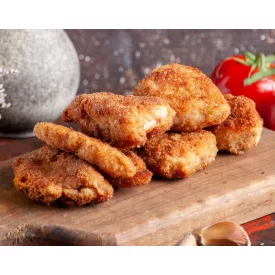 Panírozott csirke felsőcomb filé 30*100g, öml.,3kg/#