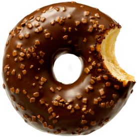 Gyűrűs fánk csokoládé ízű bevonattal 60*55g/#