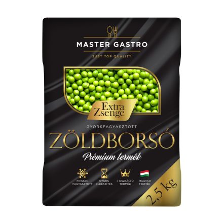 "MASTER GASTRO" Extra zsenge zöldborsó 4x2,5 kg/#