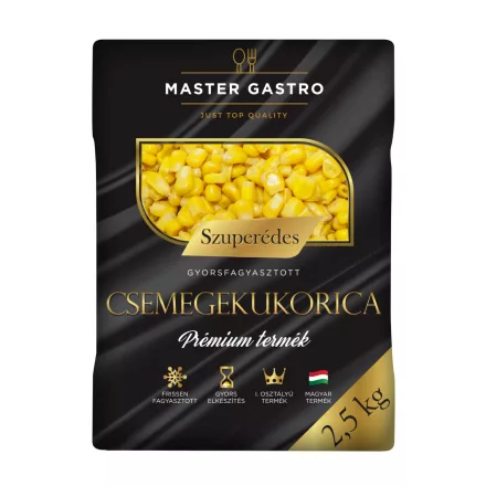 "MASTER GASTRO" Szuperédes morzsolt kukorica 4x2,5 kg/#