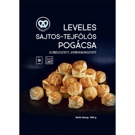 Pogácsa sajtos-tejfölös 8*1000g