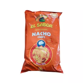 Nacho Chips Texas BBQ 425g 8db/# ( El Sabor )