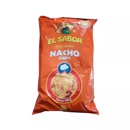 Nacho Chips Texas BBQ 425g 8db/# ( El Sabor )