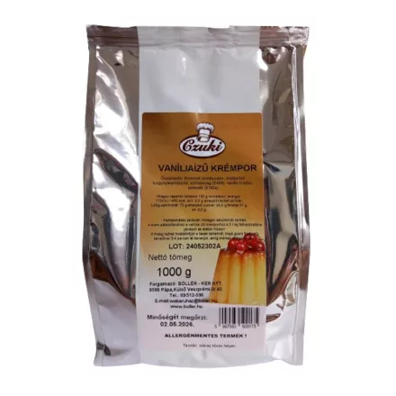 Krémpor vaníliaízű(főzés nélküli) 15x1000g (Böllér Kft)