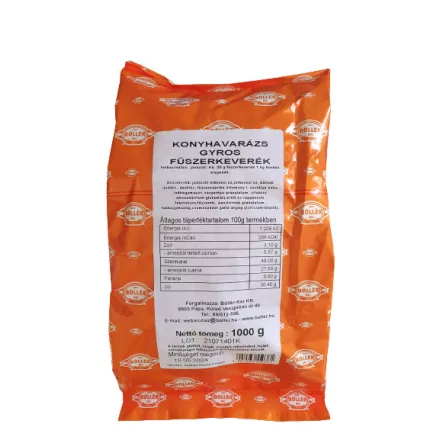 Gyros fűszerkeverék 15x1000g (Böllér Kft)