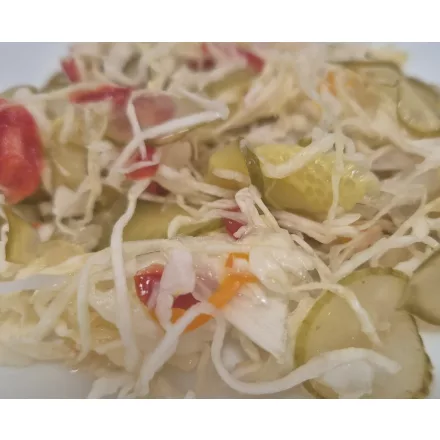 Vágott vegyes savanyúság édes ömlesztett 10kg/vödör