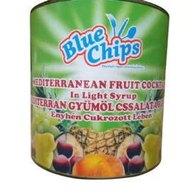 Mediterrán gyümölcskoktél konzerv 2500g/1500g 6db/#
