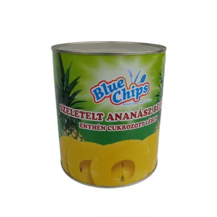 Körszeletes Ananász Konzerv 3000/1700g 6db/# (Blue Chips)
