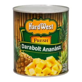 HARDWEST Ananász Darabok Konzerv 3050/1840g 6db/#