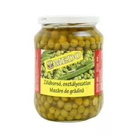 Zöldborsó Üveges 680g/440g (MEDO) 8db/#