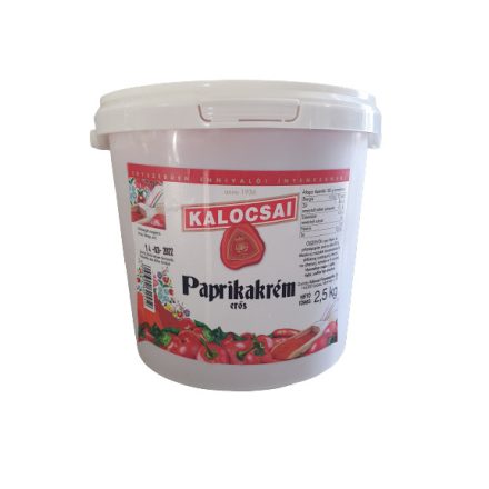 Kalocsai erős paprikakrém 2500g