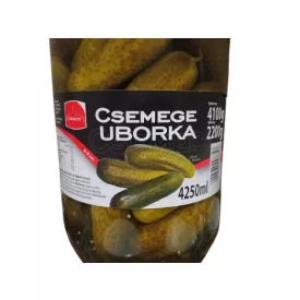   Globetti Csemege Uborka 6-9 cm 4100gr/2200gr (Édesítőszer mentes) 2db/#
