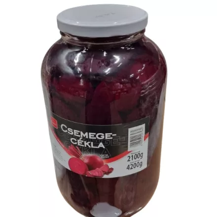 Globetti Cékla Hullámszeletelt 4200gr / 2100gr (Édesítőszer mentes) 2db/# 4250 ml