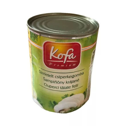 KOFA szeletelt csiperke gomba 400/210g 12db/#