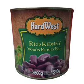 Hardwest Vörösbab konzerv 2600g/1530g 6db/#