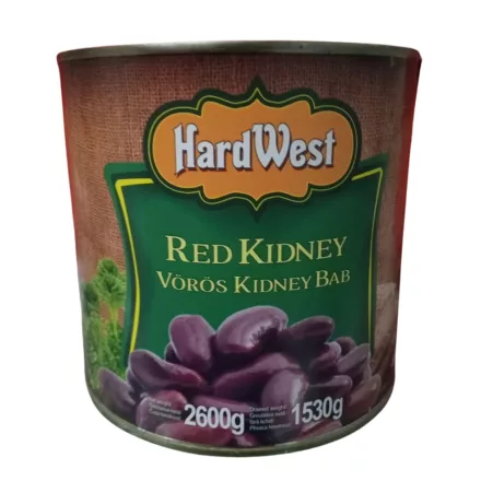 Hardwest Vörösbab konzerv 2600g/1530g 6db/#
