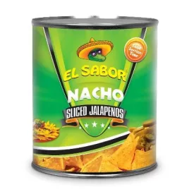 Jalapeno paprika szeletelt ( EL SABOR ) 2900/1500g 6db/#