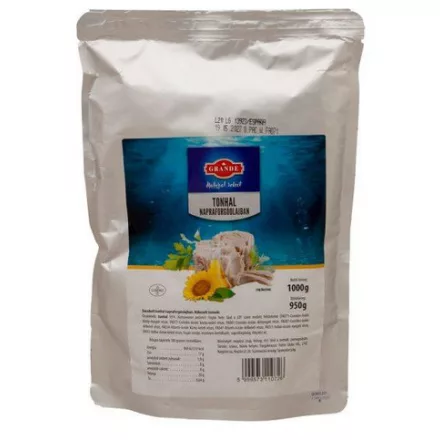Tonhaltörzs Napraforgó olajban 1000gr/950gr (Alu Tasakban) 16db/#