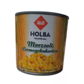 Morzsolt csemege kukorica konzerv 340gr/250gr 24db/# (HOLBA)