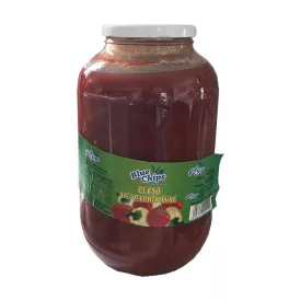 Natúr lecsó 30 % paprikával 4100 g (üveges) 2db/#