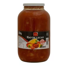 Natúr lecsó 50% paprikával 4250ml / 4200g 2db/#