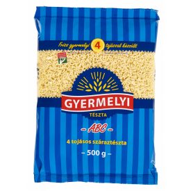 Gyermelyi ABC Tészta 4 tojásos 500g 16db/#