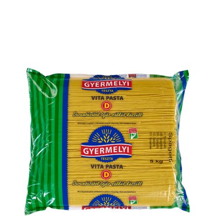 Gyermelyi Durum Spagetti 5 kg (Vita Pasta)