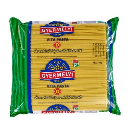 Gyermelyi Durum Hosszúmetélt 5 kg (Vita Pasta)