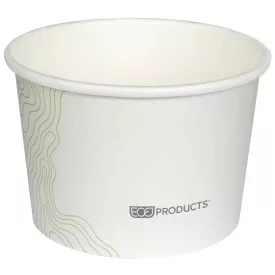   White patterned container for hot and cold food 470ml (16oz) 25/500 (2MEKF03)