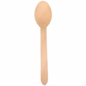 Wooden spoon 160mm 100pc/pack (2MEFAKAN)